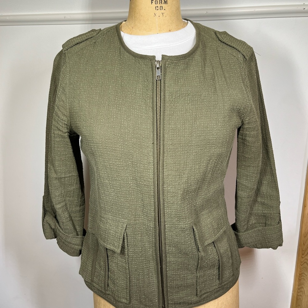 Sanctuary (Anthropologie) camp green jacket XS